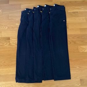 Dennis Uniform Boys Navy Pants Size 16. Style 077000. 966147–0418. Lot of 5.